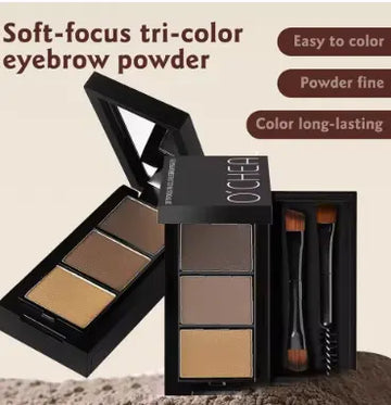 Ocheal 3Color Eyebrow Powder