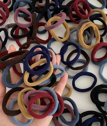 20 Pcs Solid Hair Tie